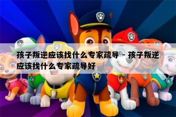 孩子叛逆应该找什么专家疏导 - 孩子叛逆应该找什么专家疏导好