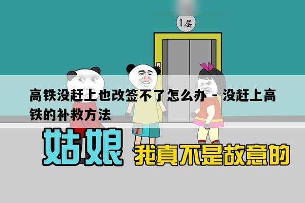 高铁没赶上也改签不了怎么办 - 没赶上高铁的补救方法