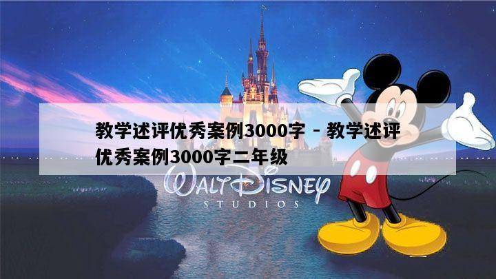 教学述评优秀案例3000字 - 教学述评优秀案例3000字二年级