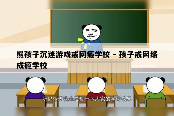 熊孩子沉迷游戏戒网瘾学校 - 孩子戒网络成瘾学校