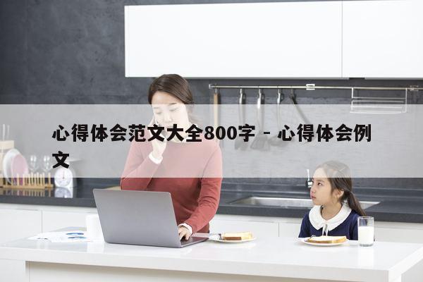 心得体会范文大全800字 - 心得体会例文